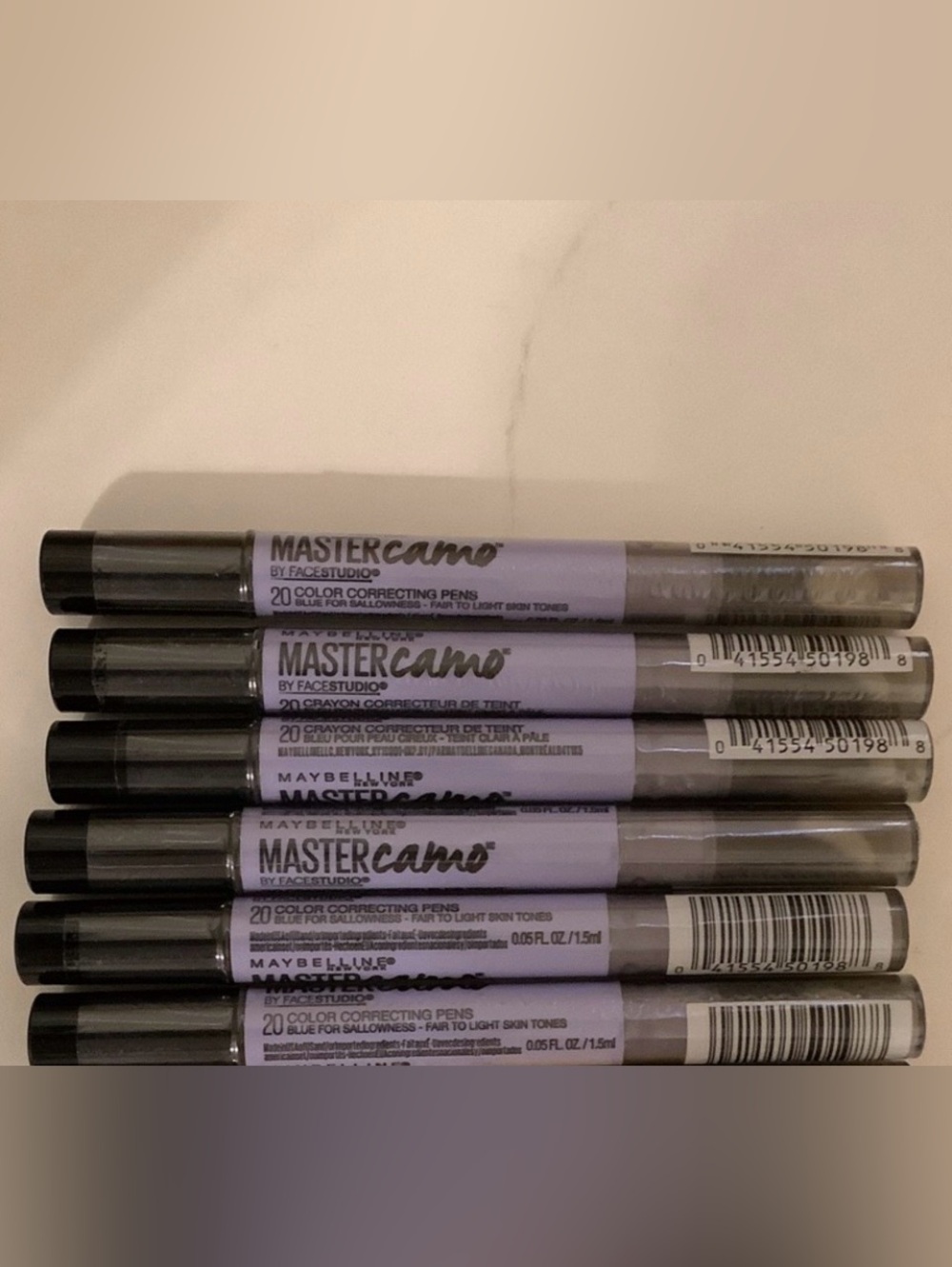 Maybelline Master Camo Color Correcting Pens in Lavender. New